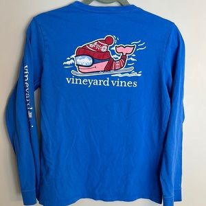 Vineyard Vines Holiday Kid’s Long Sleeve Tee - L (16)